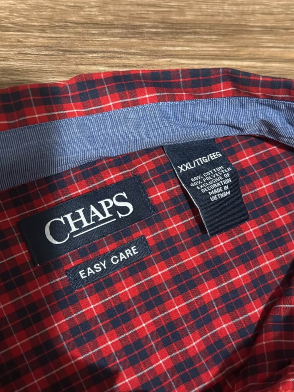 Classic Red Plaid Button-Down Shirt - Picture 2 of 2